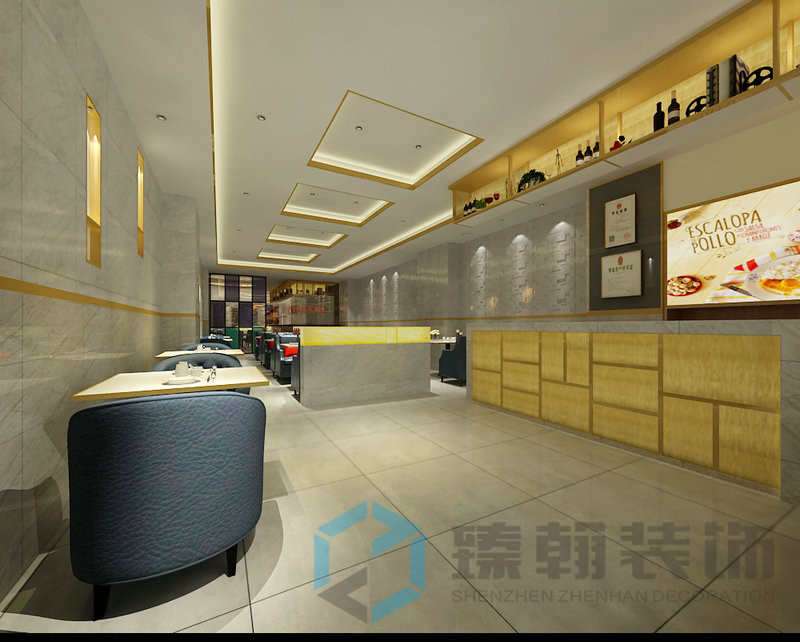 340平凱利茶餐廳設計裝修