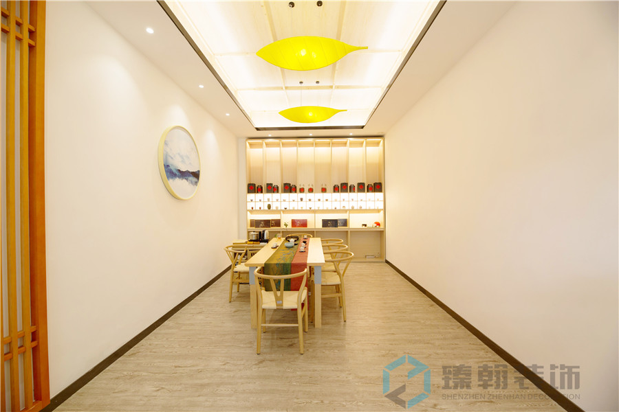 500㎡米好茶倉展廳設(shè)計裝修