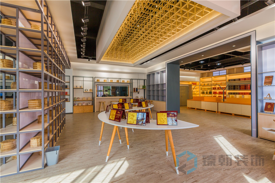 500㎡米好茶倉展廳設(shè)計裝修