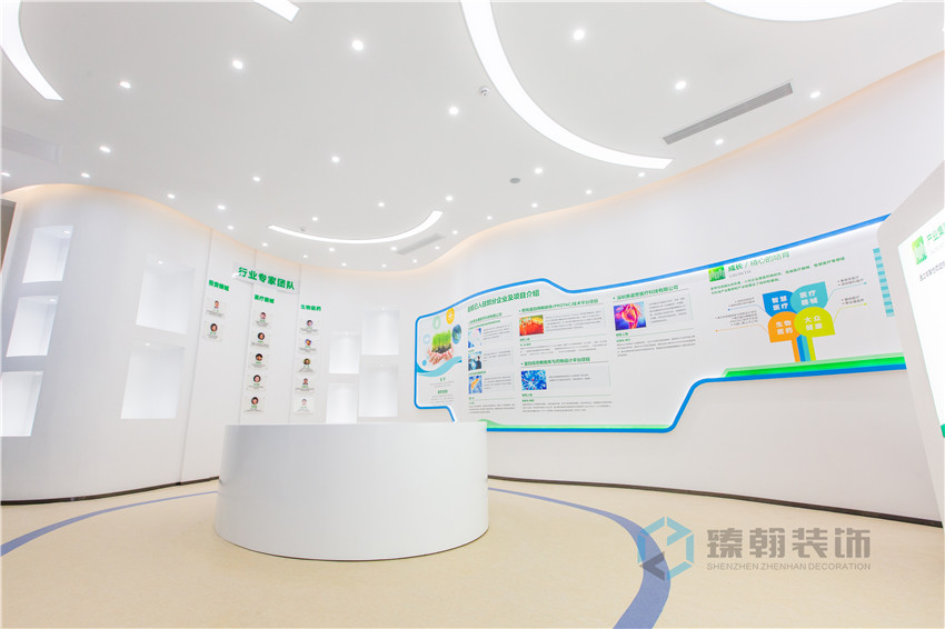 400㎡華因康展廳裝修設(shè)計